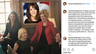 Marianne Williamson Wills Herself Into <i>Vogue</i> Photo Using Dark Magic, or Maybe Photoshop